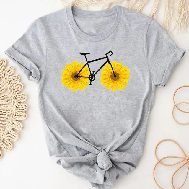 Women's Coffee Cartoon Printed Clothing Top Aqp28703Gy - Shop at LoveMi