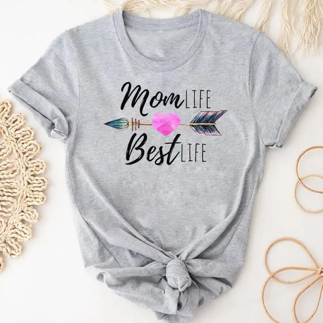 Women's Coffee Cartoon Printed Clothing Top Aqp28764Gy - Shop at LoveMi