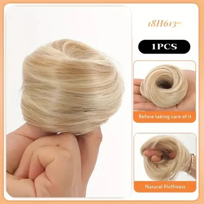 Female Hair Loop Simulation With Fluffy Wig And Rubber Band 18H613 - Shop at LoveMi