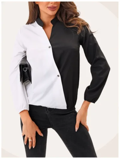 Women's Casual Fashion Business Shirt White - Shop at LoveMi
