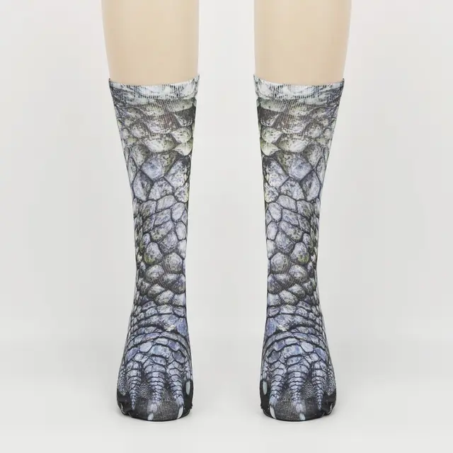 3D Animal Foot Print Socks Printed Socks Lizard - Shop at LoveMi