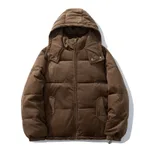 Women's Fashionable New Corduroy Cotton-padded Jacket - Brown