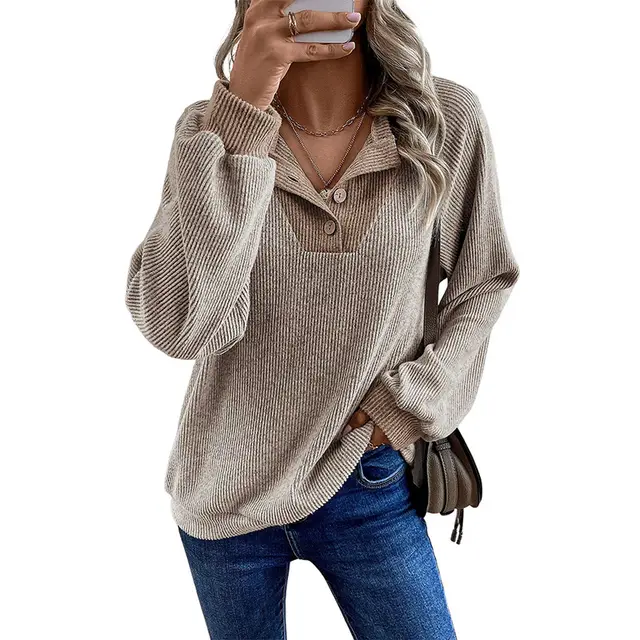 Color Block Rib Pullover Sweater P2015Color - Shop at LoveMi