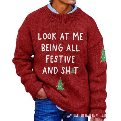 New Casual Fashion 3D Printed Christmas Printed Sweater Tmywy024 08 - Shop at LoveMi