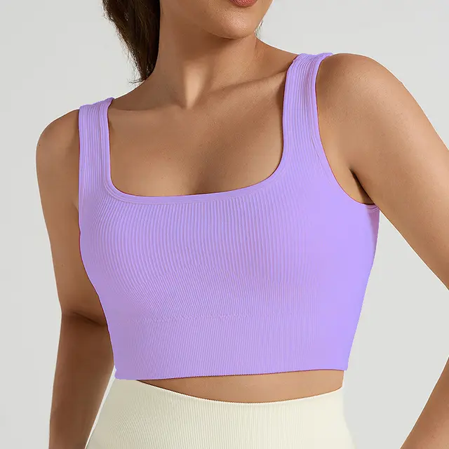 Female Thread Yoga Vest Top Purple - Shop at LoveMi