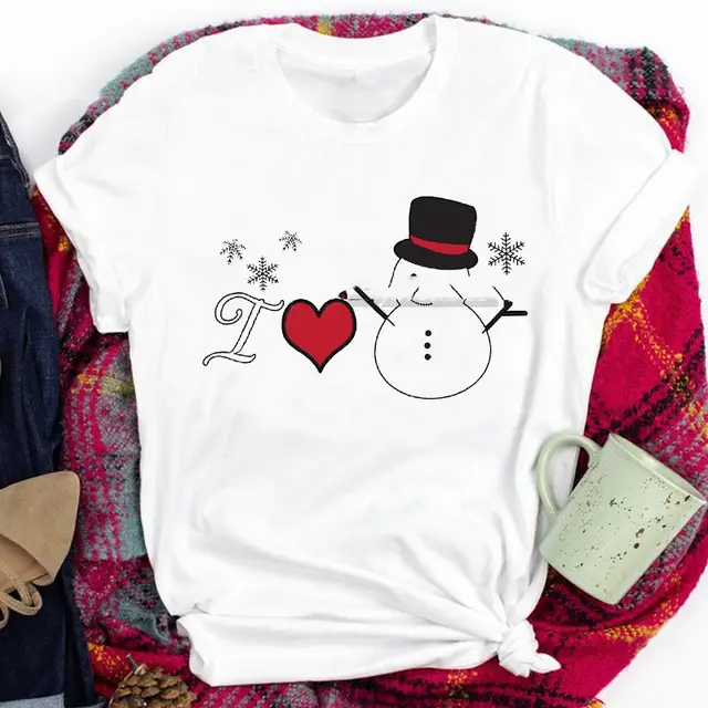 European And American Christmas T shirt Parent child Outfit C18 - Shop at LoveMi