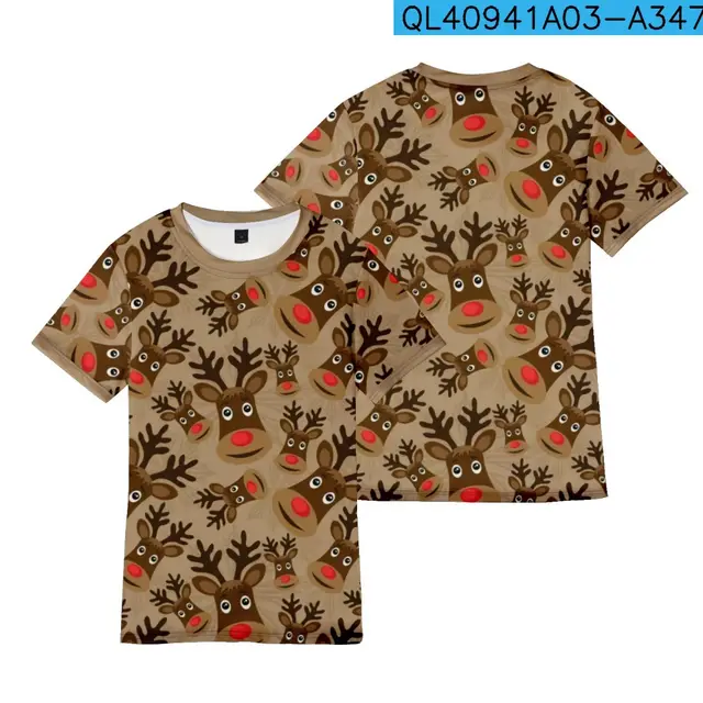 Women's Creative Striped Printed Round Neck T shirt 10 Pattern A347 - Shop at LoveMi