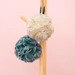 Loofah Large Size Mesh Sponge Not Easy To Loose Durable Bathing Artifact - Light Coffee Blue Black
