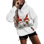 3D Printed Christmas Cute Snowman Series Casual Hooded Sweater - Wlms008-Xxs