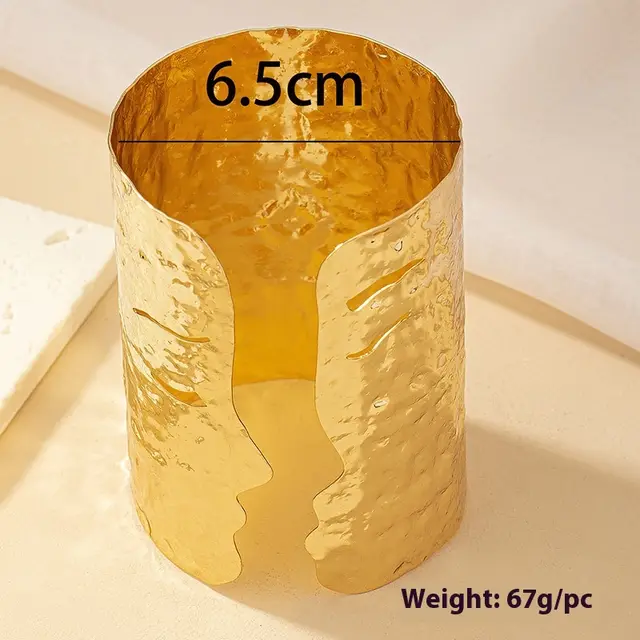 Vintage Exaggerated Design Bracelet Gold - Shop at LoveMi
