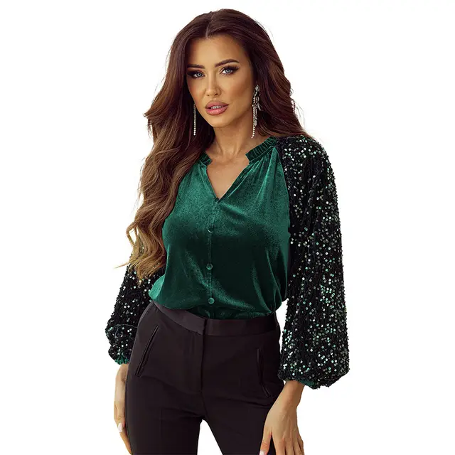 Autumn New Solid Color Long sleeved Shirt For Women Lc25128258P2509 - Shop at LoveMi