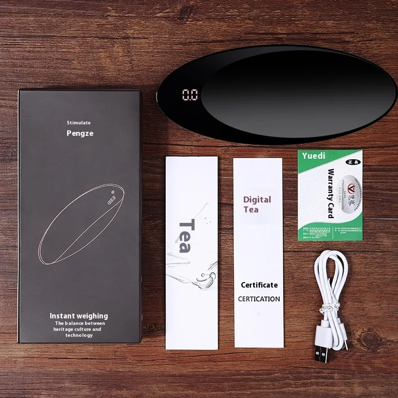 Small Tea Spoon Electronic Ceremony Dedicated Gram Scale Black Without Tea Pull - Shop at LoveMi
