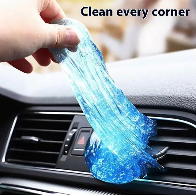 Multifunctional Soft Gel Supplies For Interior Universal Dust Removal Dust Cleaning Car Mud Sticky Ash Artifact 160G Boxed Yellow - Shop at LoveMi
