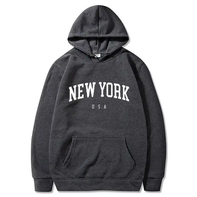 Printed Casual Sports Velvet Padded Hooded Sweatshirt Women's Autumn And Winter Darkgrey1 - Shop at LoveMi