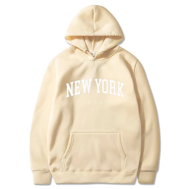 Printed Casual Sports Velvet Padded Hooded Sweatshirt Women's Autumn And Winter Khaki1 - Shop at LoveMi