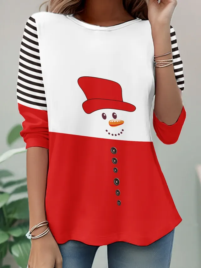 3D Digital Printing Casual Women's Top T10054A004 - Shop at LoveMi