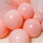 10-inch Thickened Matte Rubber Balloons Birthday Wedding Party Decoration - Macarons Orange 20 Pcs