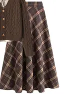 M869 Plaid Skirt