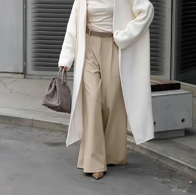 Commuter High Waist Pants Khaki - Shop at LoveMi