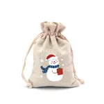 Blue Scarf Snow Doll
