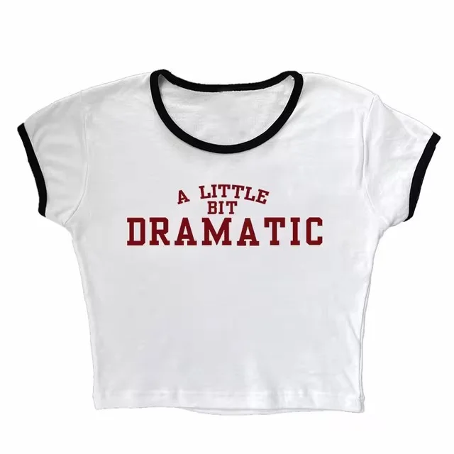 American English Fashion Casual Pattern Slim fit Short Sleeve Black And White - Shop at LoveMi