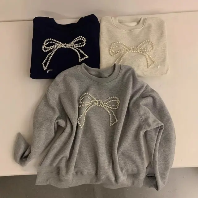 Women's Autumn And Winter Fashion All matching Sweater Flower Gray - Shop at LoveMi