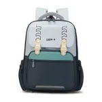 Large Capacity Burden Reduction Cartoon Breathable Lightweight Children's Backpack - Blue