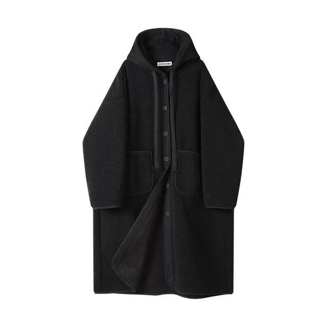 Lamb Wool Coat Women's Clothing Fall Winter Fashion Black - Shop at LoveMi