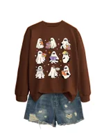 Brown Sweater White Words