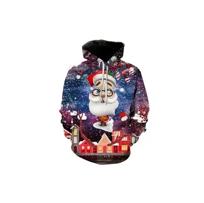 Christmas Men's And Women's Autumn And Winter Hooded Pullover Sdwy23 - Shop at LoveMi