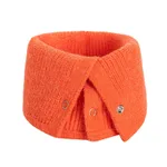 Autumn And Winter Students All-match Neck Warm Button Bandana - Orange