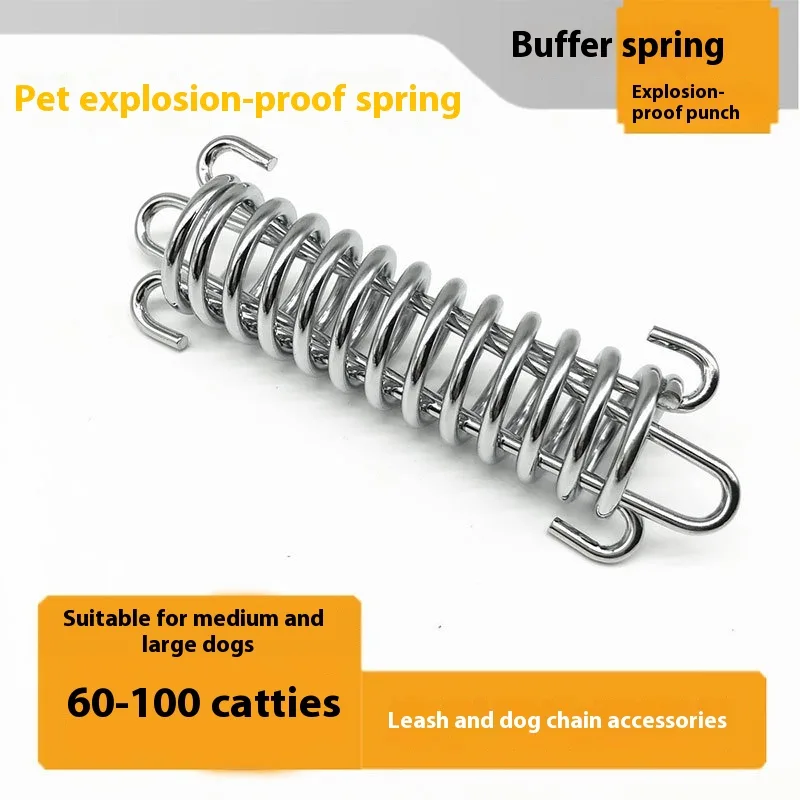 Dog Hand Holding Rope Dog Chain Compression Spring - Spring