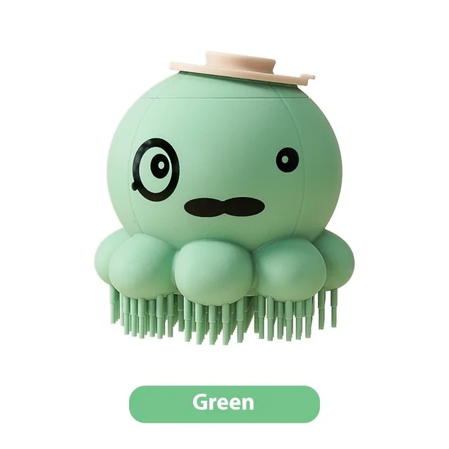 Pets Shower Brush Silicone Bath Massage Comb Pet Products Green - Shop at LoveMi
