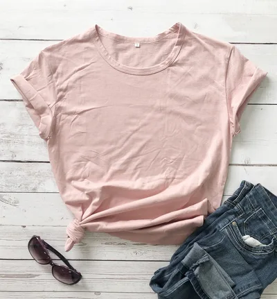 European And American Loose Short Sleeve Peach T - Shop at LoveMi