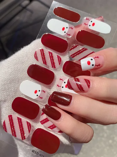Fashion Christmas Style Nail Stickers Sd012 - Shop at LoveMi