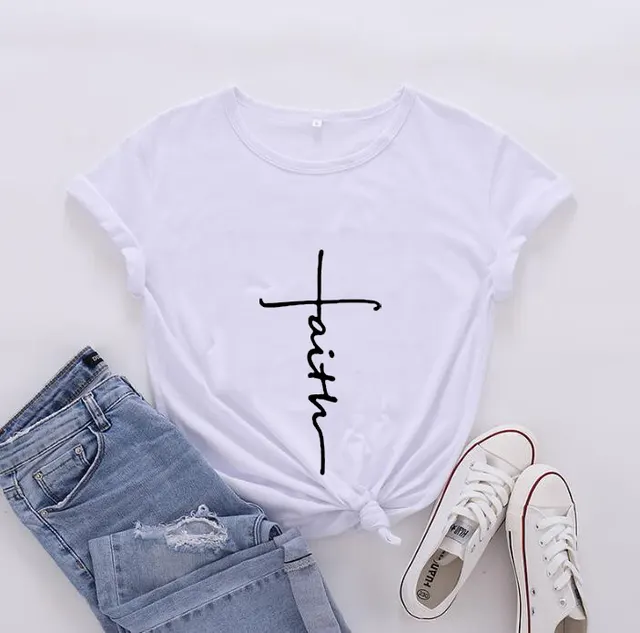 Women's Fashionable English Letter Short Sleeve Top White Black Word - Shop at LoveMi
