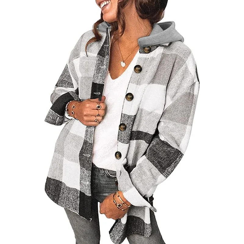 Women's Winter Pure Cotton Plaid Jacket 1011 - Shop at LoveMi