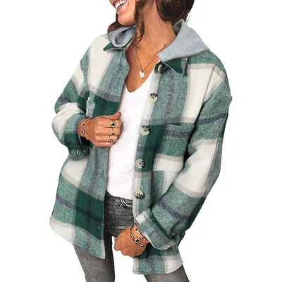 Women's Winter Pure Cotton Plaid Jacket 109 - Shop at LoveMi