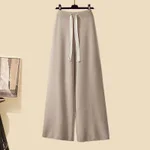 3675 Khaki Wide Leg Pants