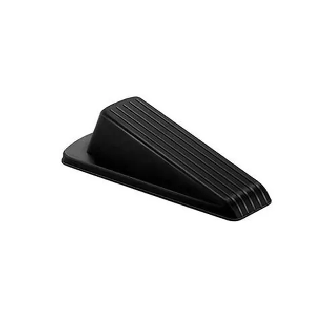Plastic Solid Color Household Door Stopper Black - Shop at LoveMi