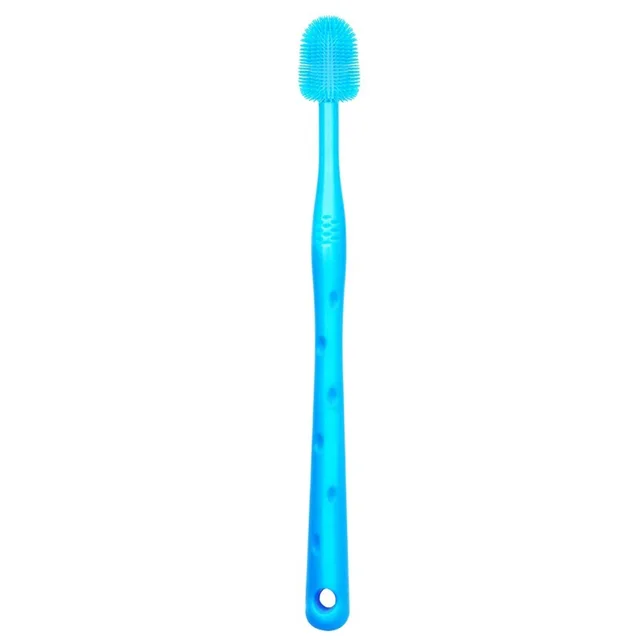 Small Dog Pet Silicone Toothbrush Tooth Cleaning Supplies Blue - Shop at LoveMi