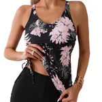 Trendy Printed Backless Split Advanced Swimsuit - Printing-Xxl