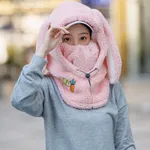 Rabbit Style Ski Cap Pink