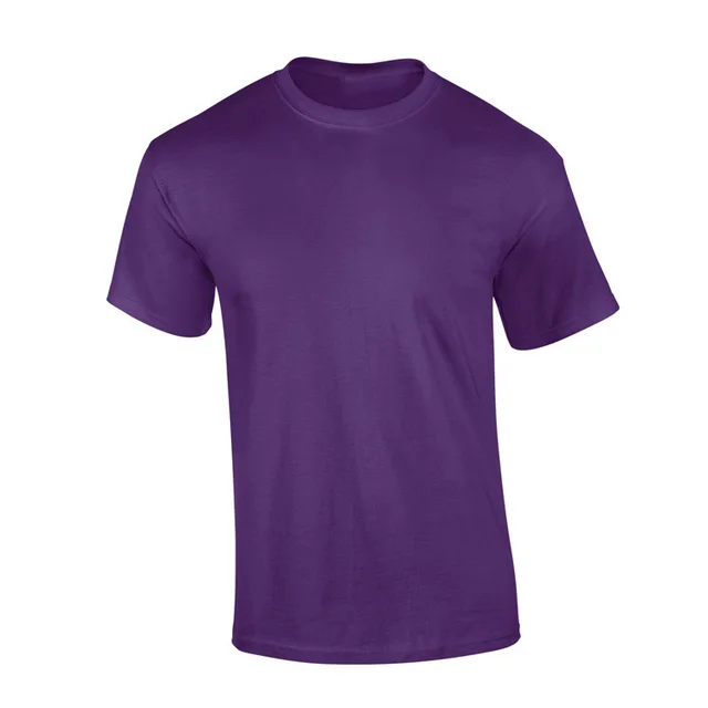 Men's And Women's Advertising Campaign Round Neck Short Sleeve Purple - Shop at LoveMi