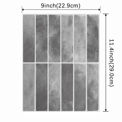 3D Stereo Glue Wall Sticker Wall Sticker Waterproof And High Temperature Resistant Self adhesive Wallpaper For Kitchen Bathroom Yjc0234 - Shop at LoveMi
