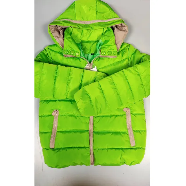 Small Cotton padded Clothes Slim Top Bright Green - Shop at LoveMi