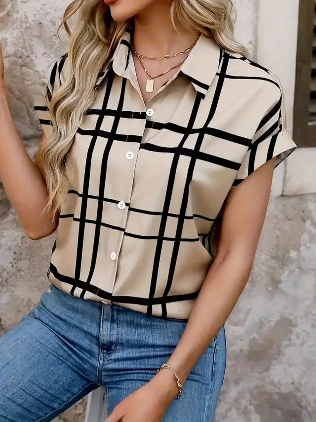 Autumn Women's Casual And Comfortable Short Sleeved Top Option6 - Shop at LoveMi