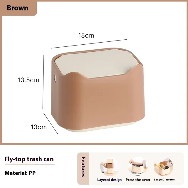 Cat Shit Shovel Trash Can Fully Enclosed Shit Shovel Supplies Brown - Shop at LoveMi