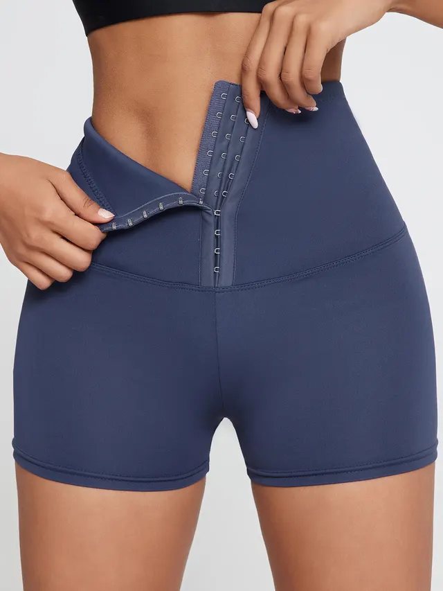 Women's High Top Sports Fitness Abdominal Pants Navy Blue - Shop at LoveMi