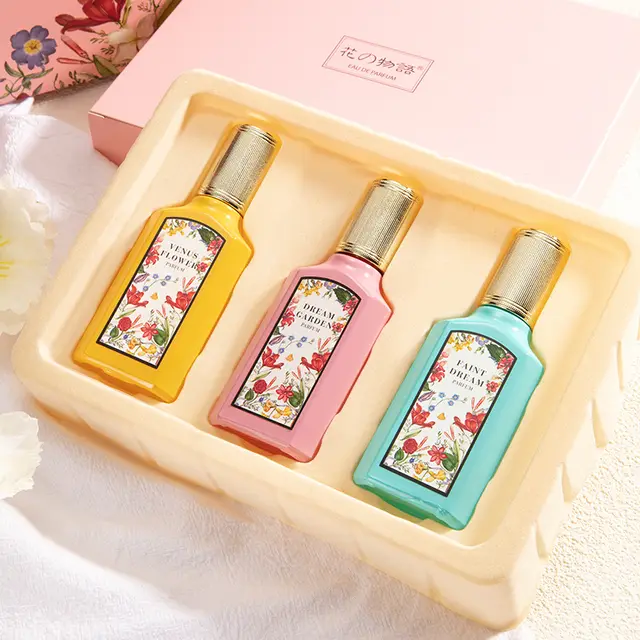 Perfume For Women Suit Jasmine Flower Fragrance Three piece Set Three Piece Suit - Shop at LoveMi